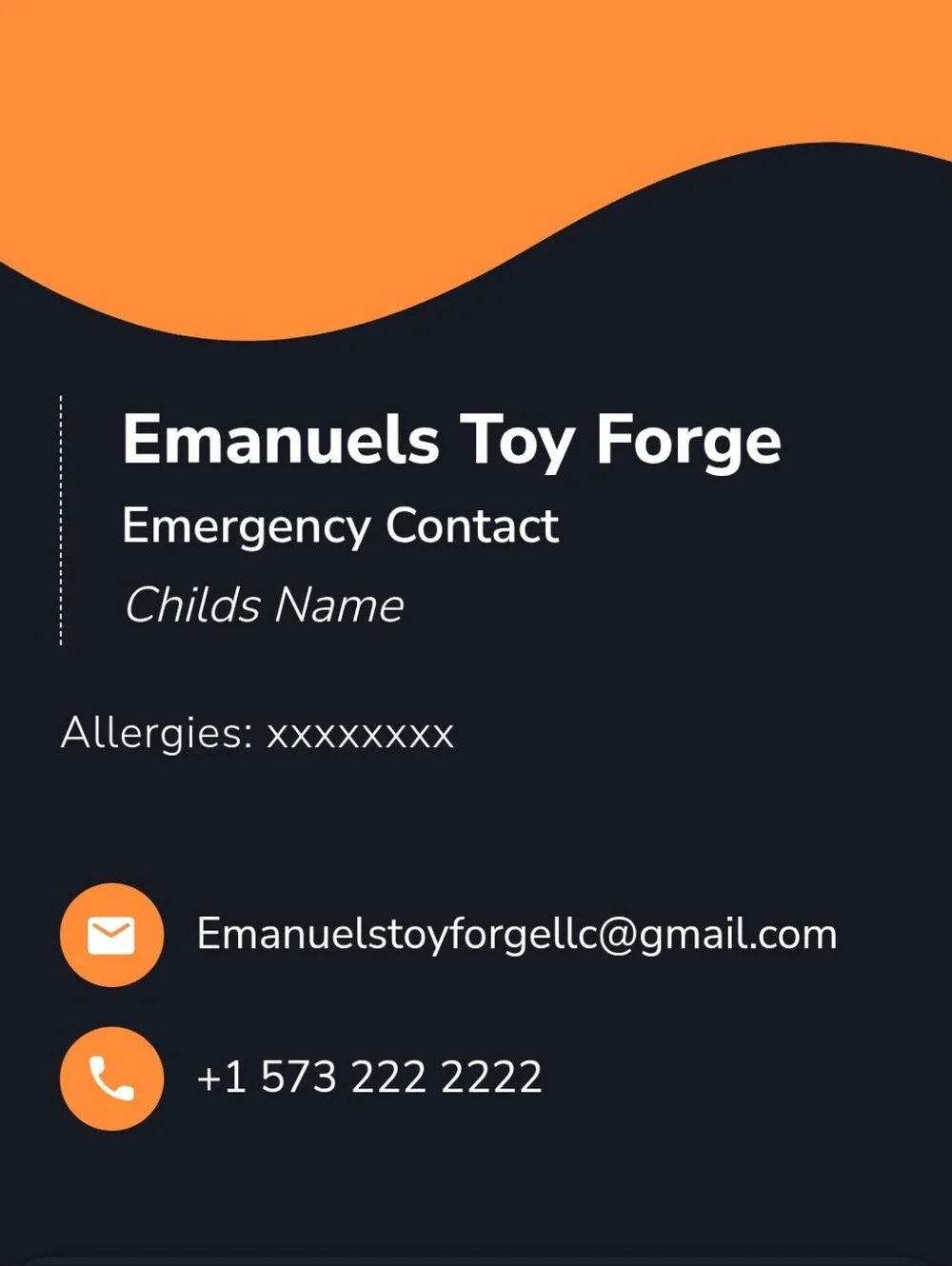 Contact NFC Tag